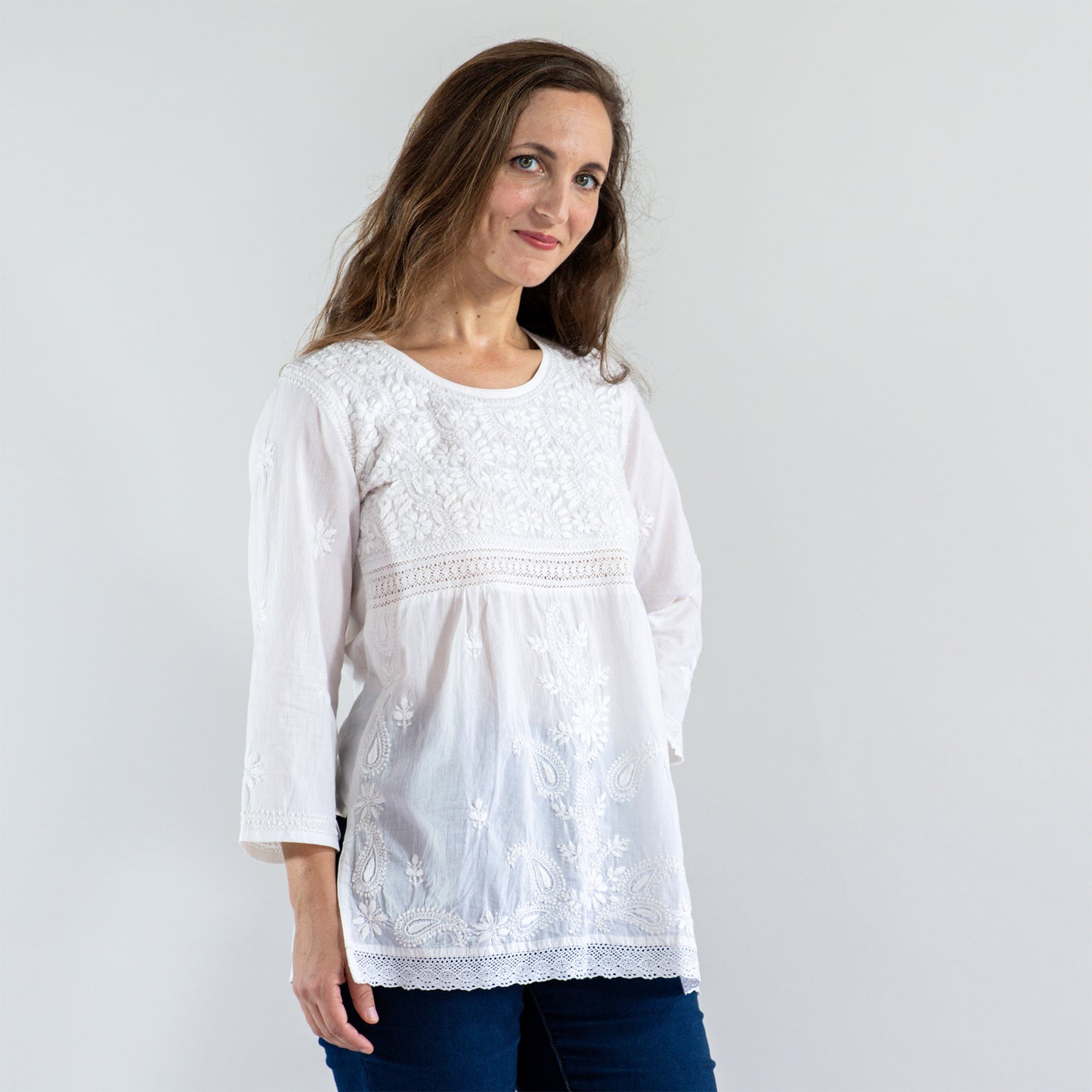 Organic Lucknow Crochet - Band Top