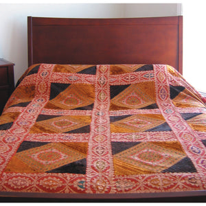 Queen Size Rajasthani Bedspread — Royal Rajasthani Collection