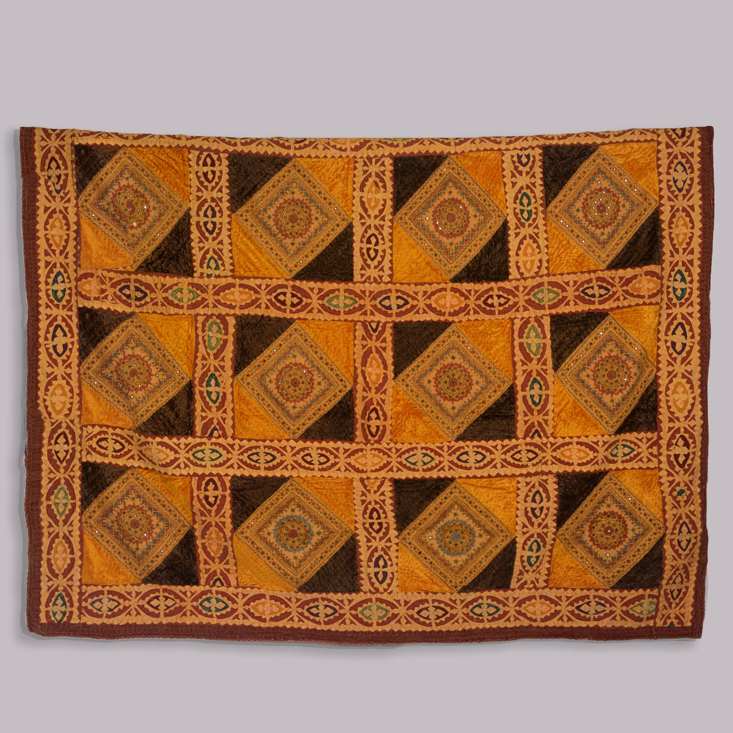 Queen Size Rajasthani Bedspread — Royal Rajasthani Collection