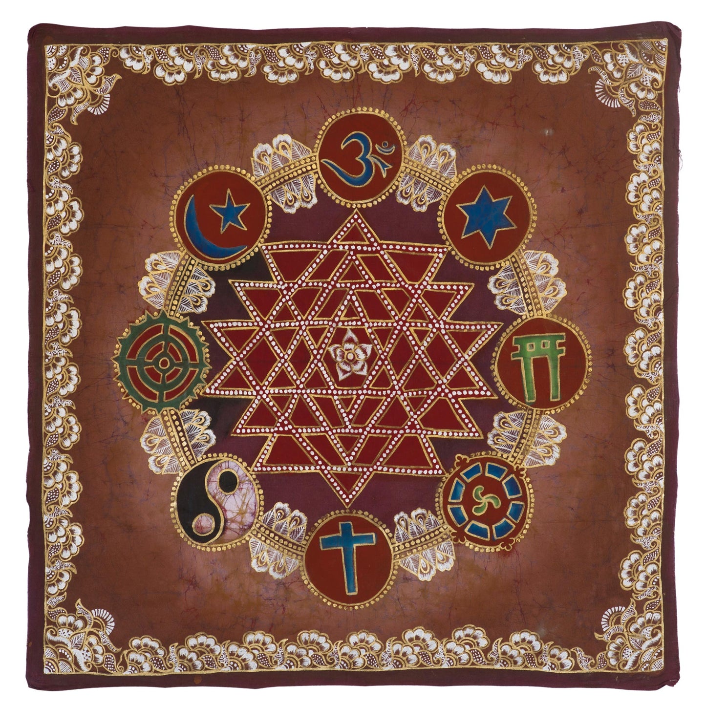 Varanasi Batik Wall Hanging Art — Unity in Diversity Collection