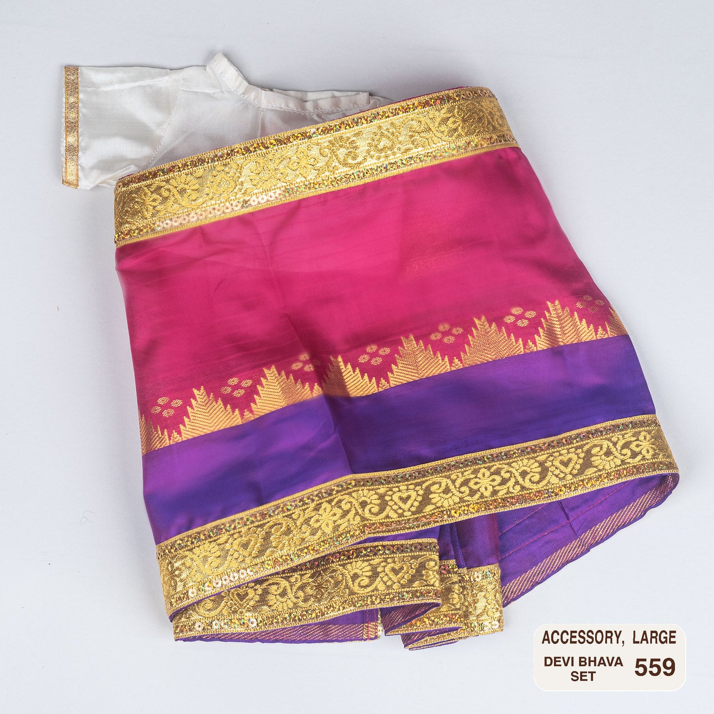 Devi Bhava Clothing Set for Large Amma Doll