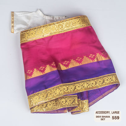 Devi Bhava Clothing Set for Large Amma Doll