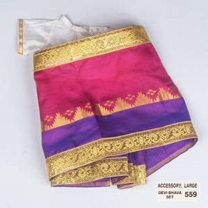 Devi Bhava Clothing Set for Large Amma Doll