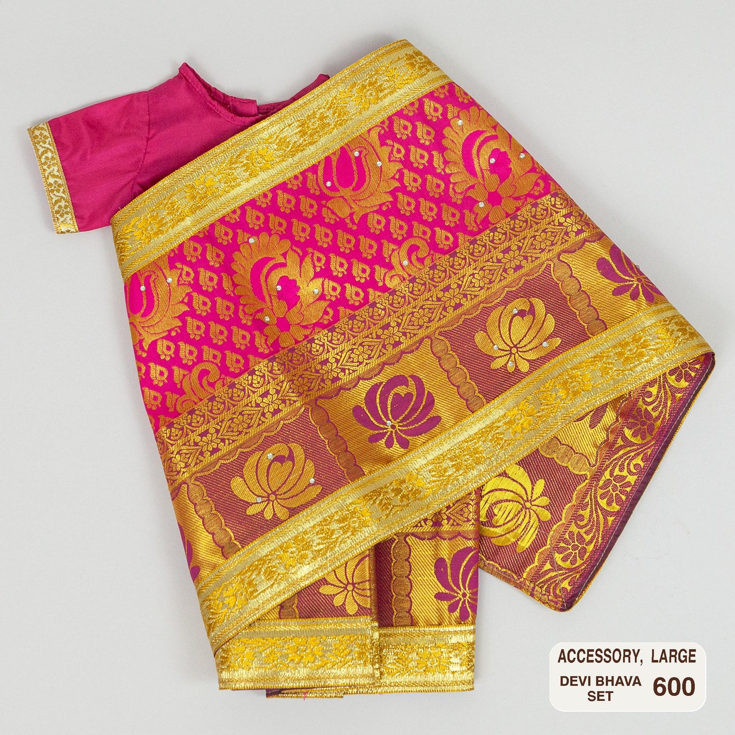 Devi Bhava Clothing Set for Large Amma Doll