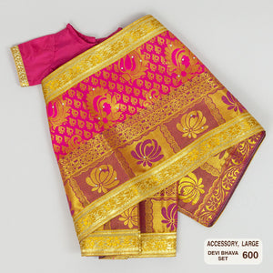 Devi Bhava Clothing Set for Large Amma Doll