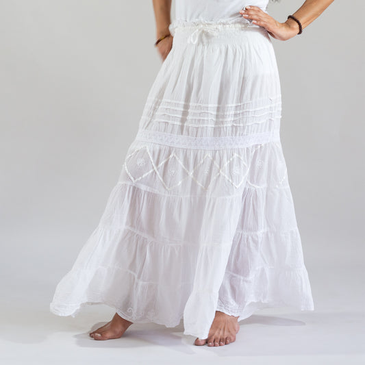 Lightweight Crinkle Skirt