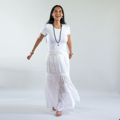 Lightweight Crinkle Skirt