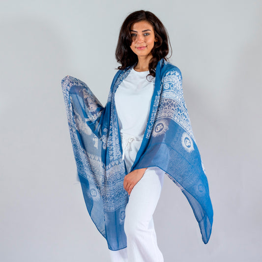 Lightweight Mantra Shawl