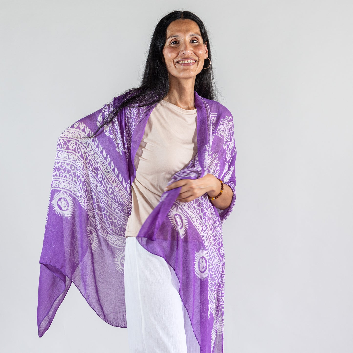 Lightweight Mantra Shawl