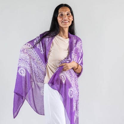 Lightweight Mantra Shawl