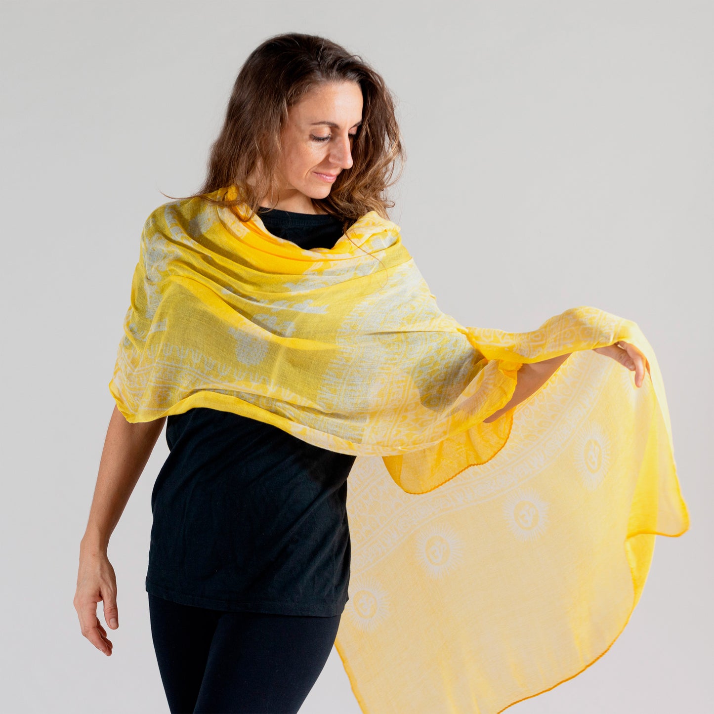 Lightweight Mantra Shawl