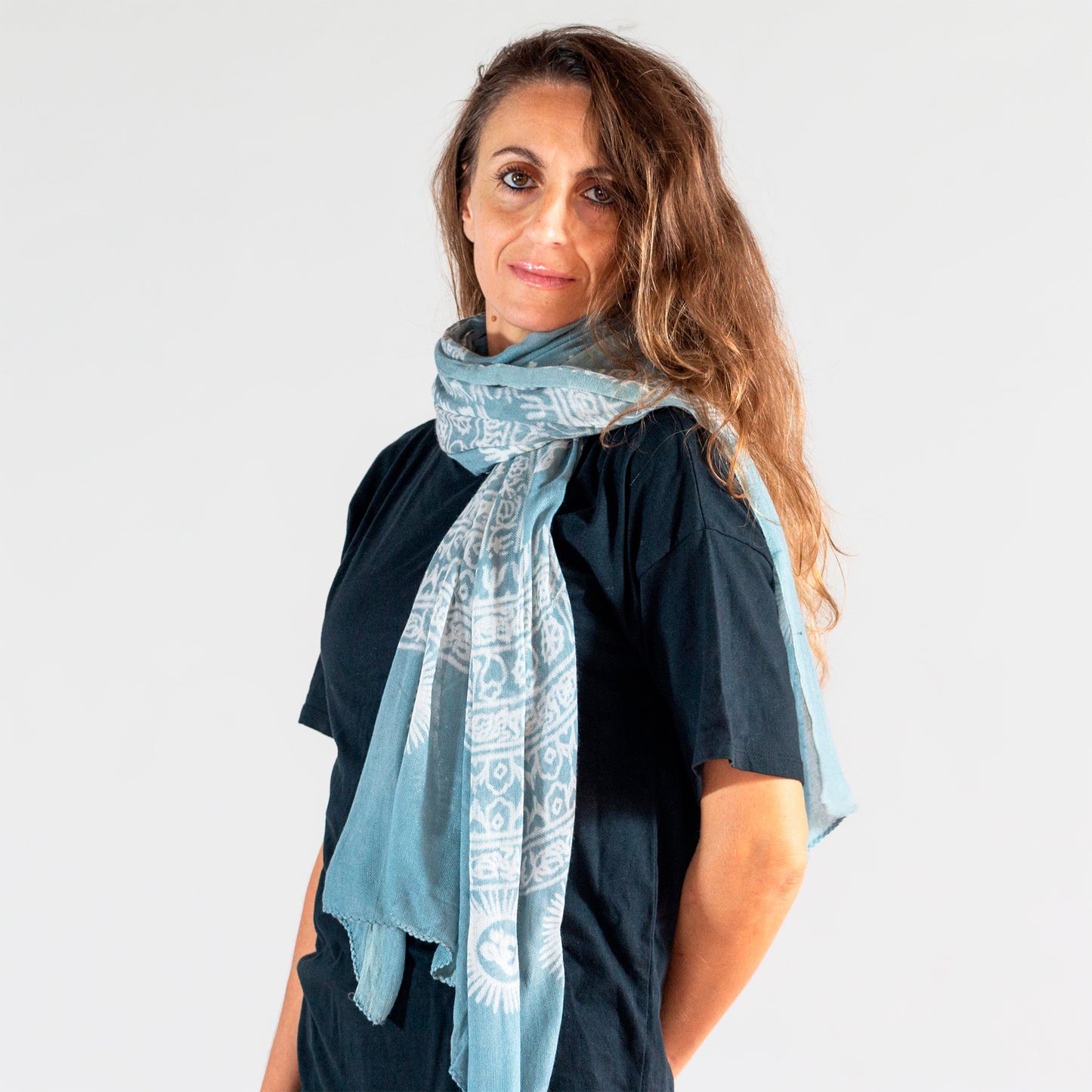 Lightweight Mantra Shawl