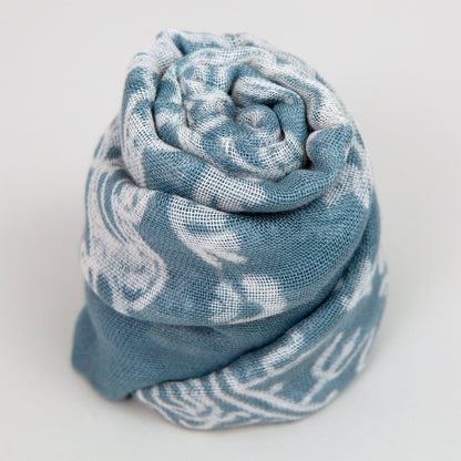 Lightweight Mantra Shawl