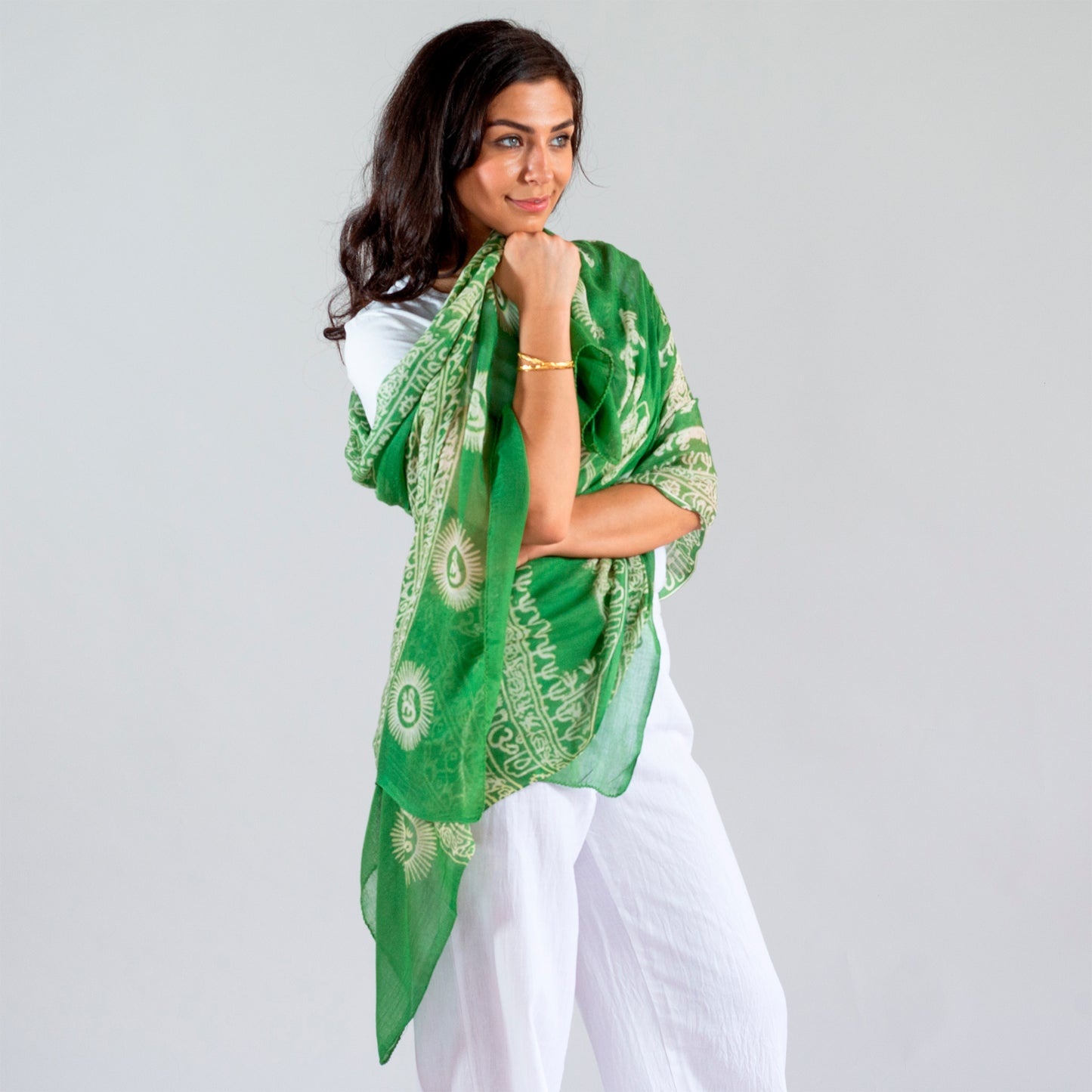 Lightweight Mantra Shawl