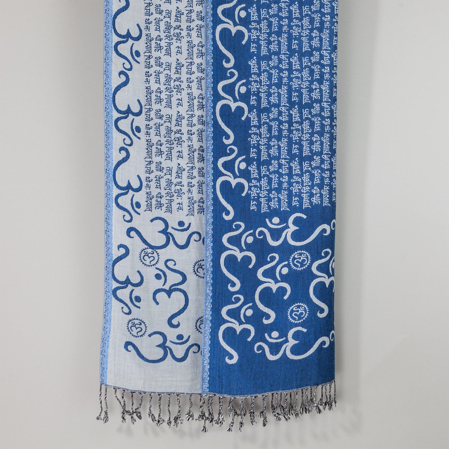 Om Gayatri Mantra Reversible Shawl