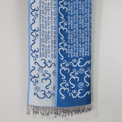 Om Gayatri Mantra Reversible Shawl