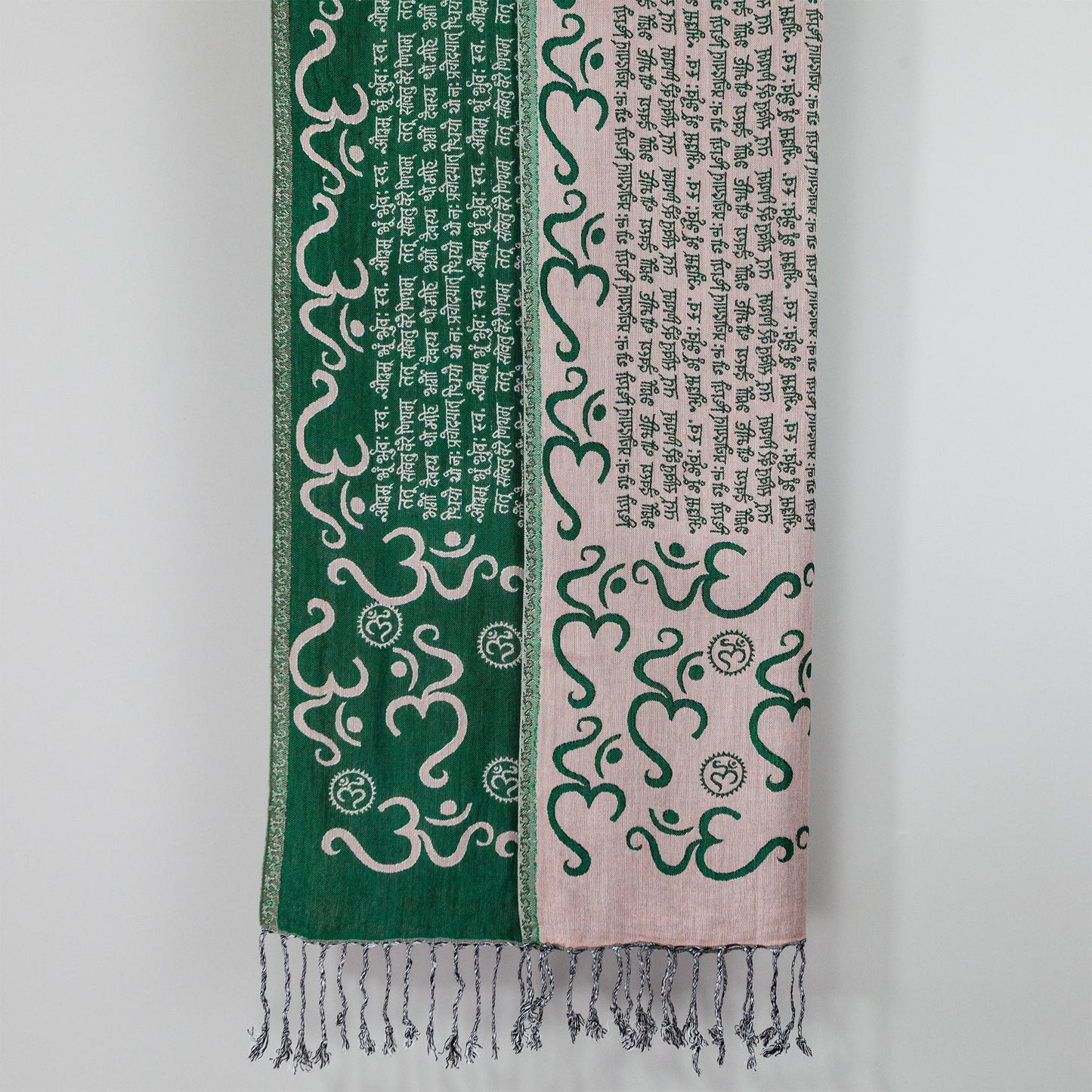 Om Gayatri Mantra Reversible Shawl