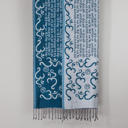 Om Gayatri Mantra Reversible Shawl