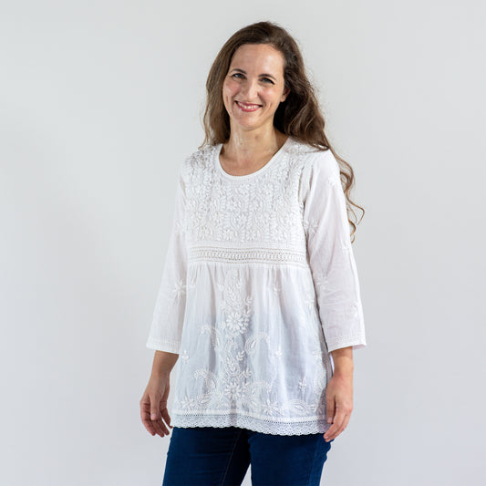 Organic Lucknow Crochet - Band Top