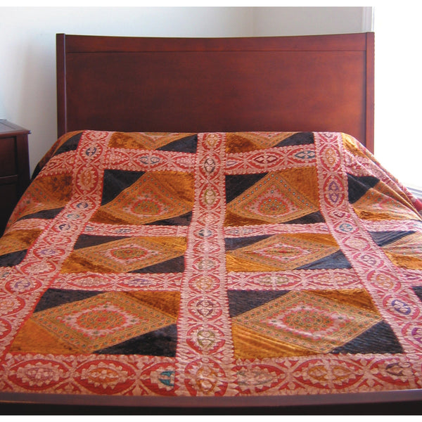 Queen Size Rajasthani Bedspread — Royal Rajasthani Collection The Amma Shop