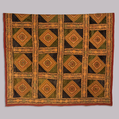 Queen Size Rajasthani Bedspread — Royal Rajasthani Collection