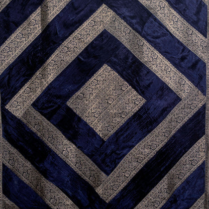 Velvet Throw (Brocade Border) — Royal Rajasthani Collection