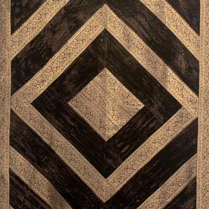 Velvet Throw (Brocade Border) — Royal Rajasthani Collection