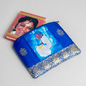 Swinging Amma & Krishna – Blue
