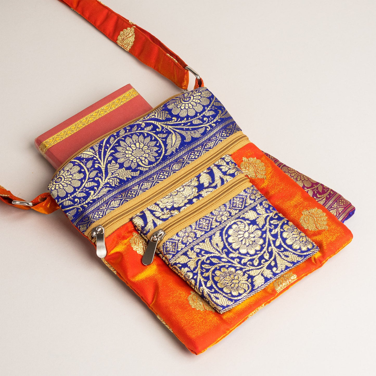 Amritavarsham Twin-Pouch Bag