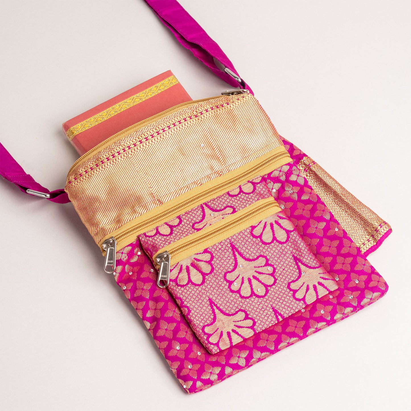 Amritavarsham Twin-Pouch Bag