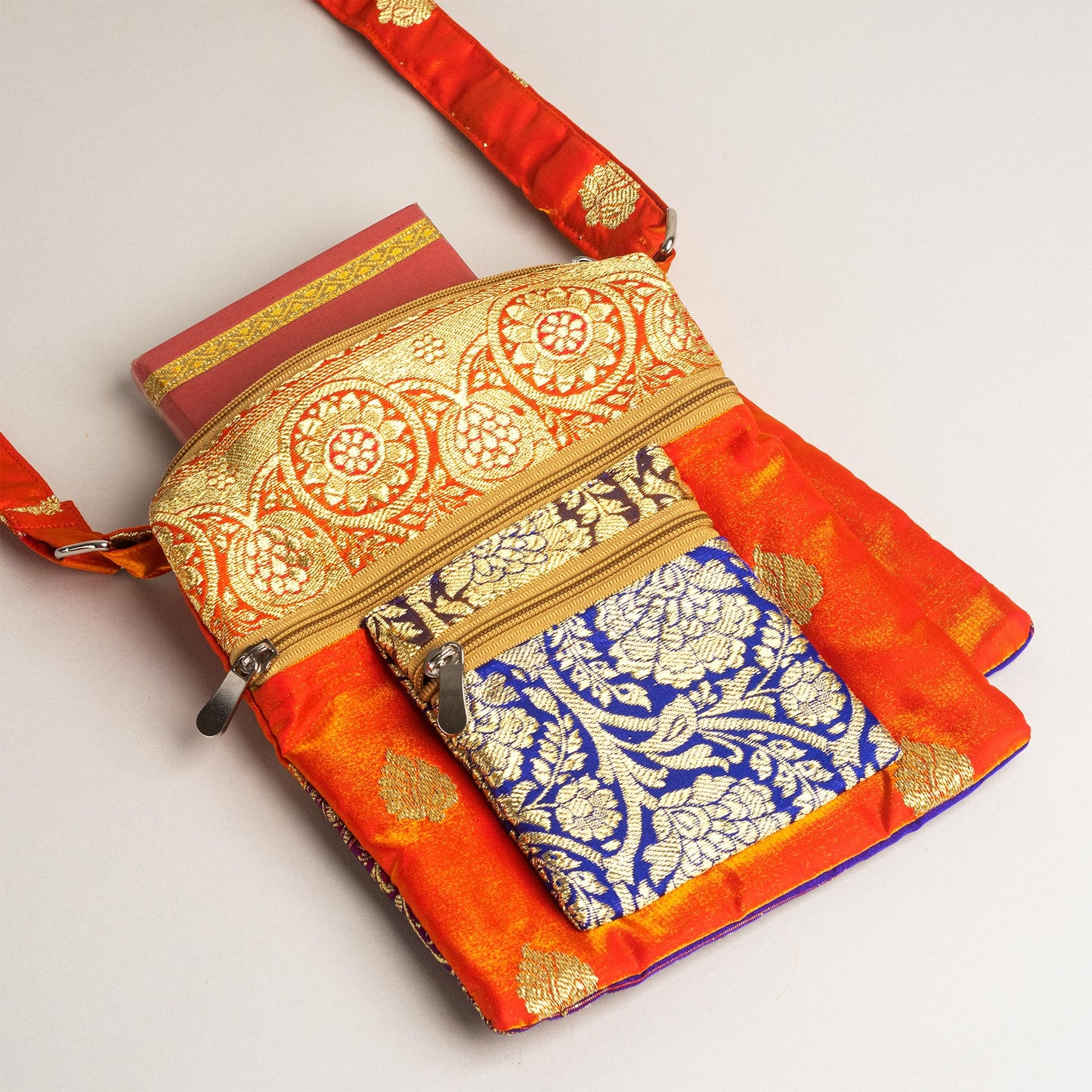 Amritavarsham Twin-Pouch Bag