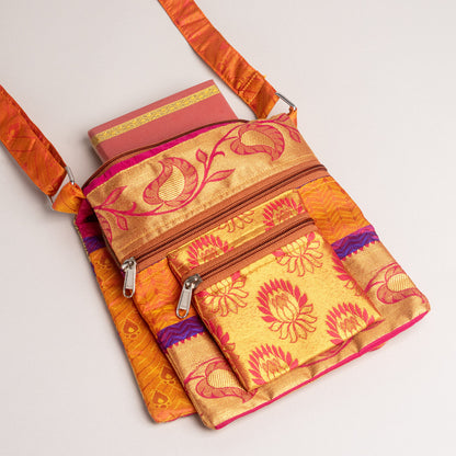 Amritavarsham Twin-Pouch Bag