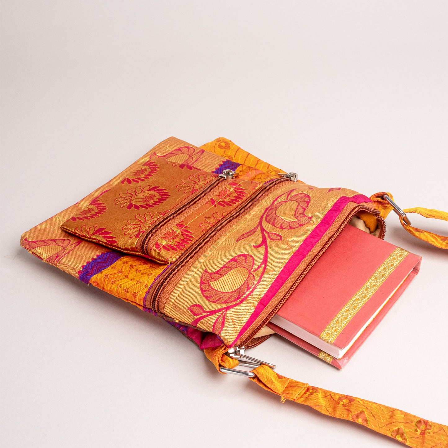 Amritavarsham Twin-Pouch Bag