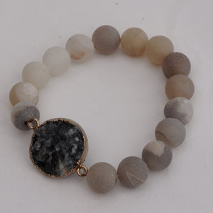 Heavenly Druzy Gemstones Bracelet