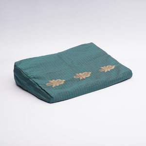 Teal Lines with Gold