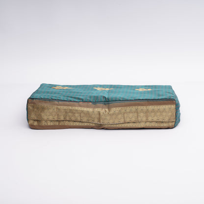 Sacred Sari Foam Wedge Cushion