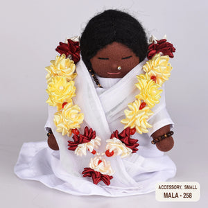 Ribbon Flower Mala for Small Dolls