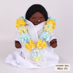 Ribbon Flower Mala for Small Dolls