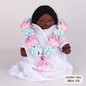 Ribbon Flower Mala for Small Dolls