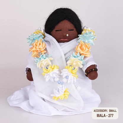 Ribbon Flower Mala for Small Dolls