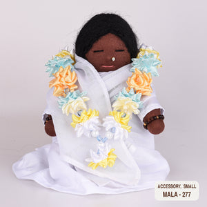 Ribbon Flower Mala for Small Dolls