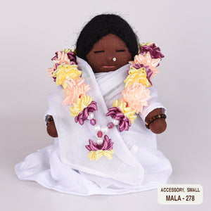 Ribbon Flower Mala for Small Dolls