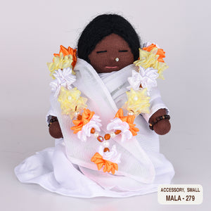 Ribbon Flower Mala for Small Dolls