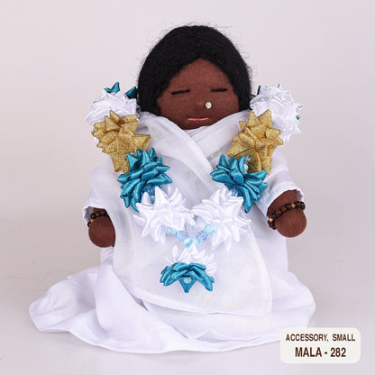 Ribbon Flower Mala for Small Dolls