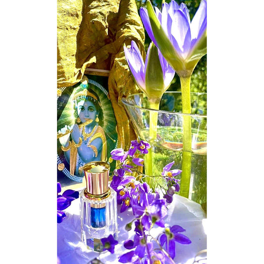 Amma’s Lord Krishna’s Sacred Blue Lotus (Divine Enlightenment)