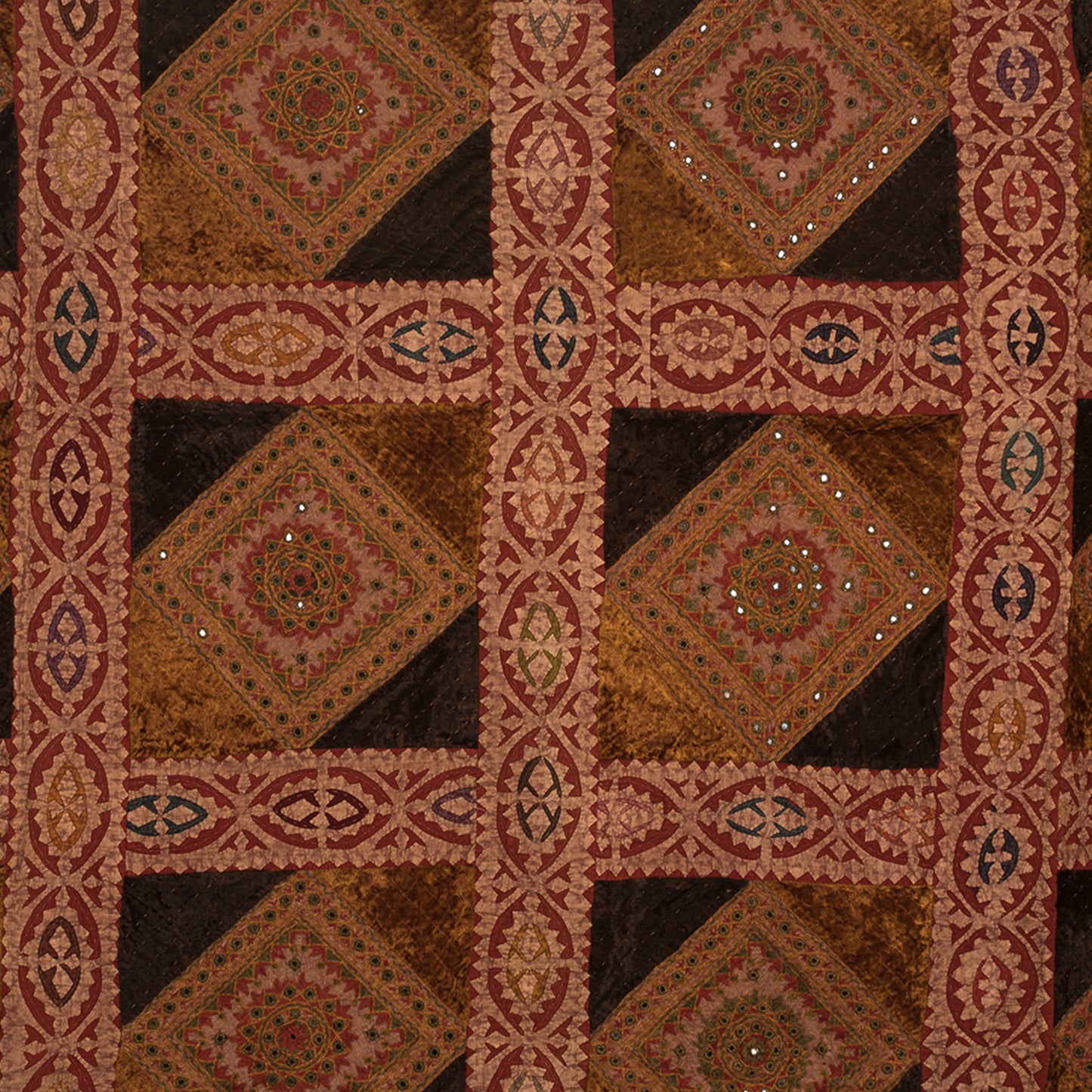 Queen Size Rajasthani Bedspread — Royal Rajasthani Collection