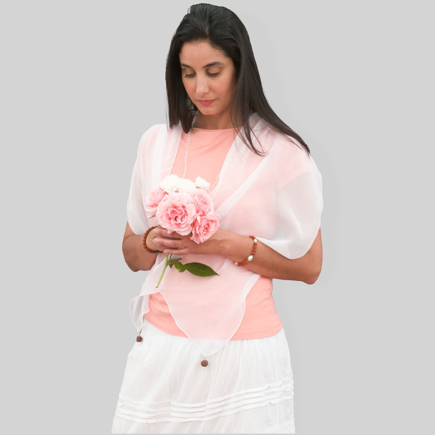 From Amma’s White Sari - Humility Scarf