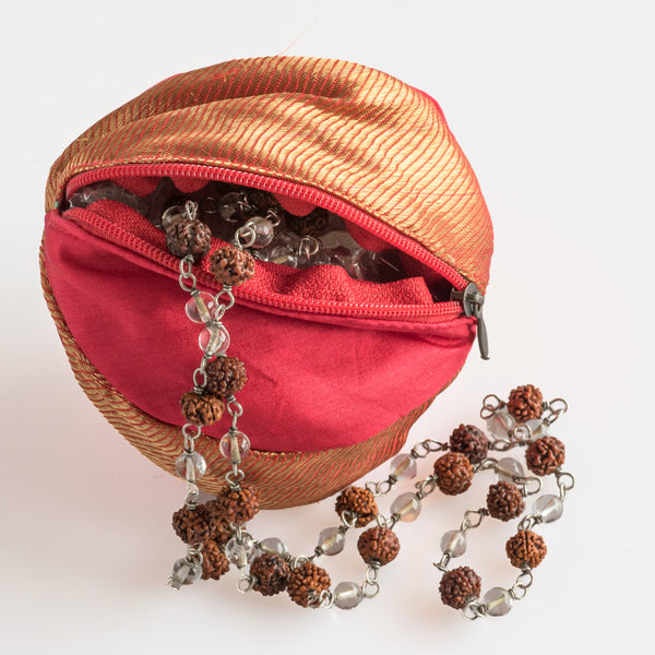 Uma Luminous Sari Purse - The Amma Shop