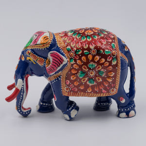Royal Elephant Meenakari-Art Figurines