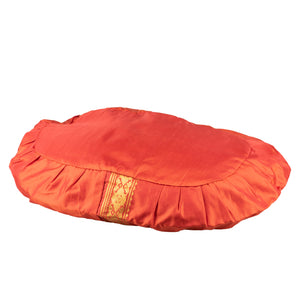 Sacred Sari Buckwheat Meditation Cushion Oval